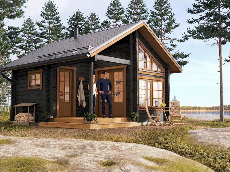 Баня из бруса 4,6×4,3 Баня из бруса 4,6×4,3